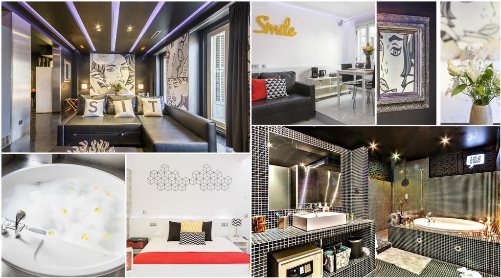 7Rooms7 Gran Via Smile Apartments Madrid Exterior foto